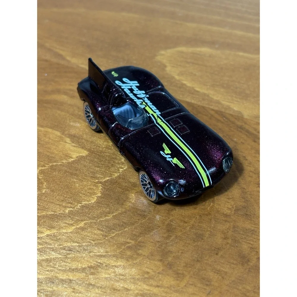 1997 Hot Wheels Racing Jaguar D-Type Metallic Dark Red Loose Diecast 1:64